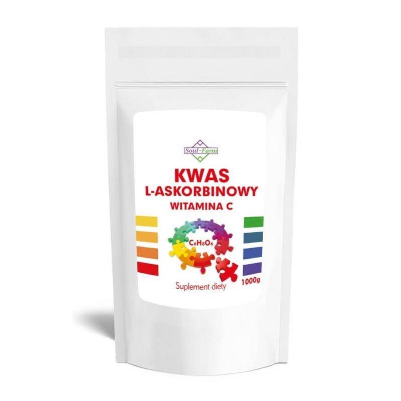 Kwas L Askorbinowy 1000G Witamina C Soul-farm