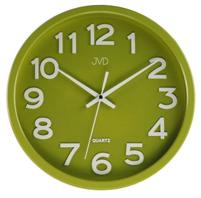 JVD Zegar ścienny HX2413.4 Cichy mechanizm uniwersalny