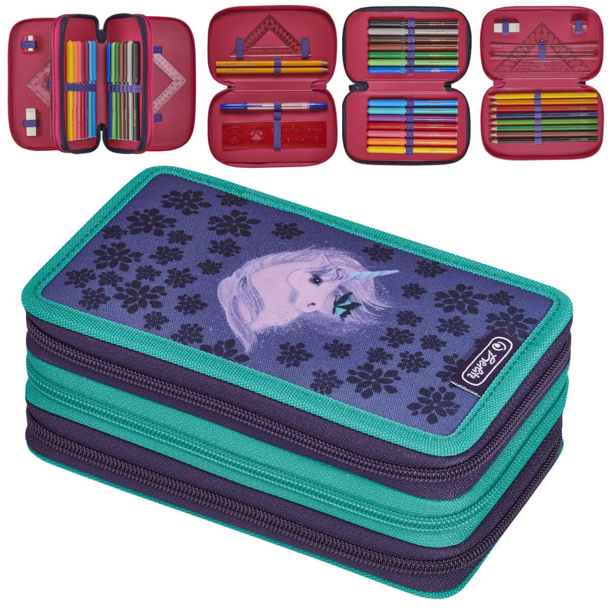 Herlitz Piórnik 31cz. potrójny Mystique -