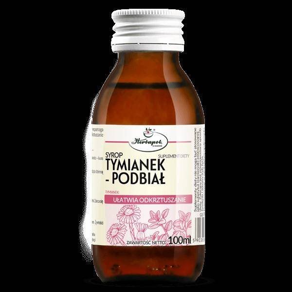 HERBAPOL KRAKÓW Herbapol Syrop Tymianek Podbiał 100 ml HER662