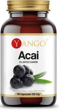 YANGO Yango Acai 90 kapsułek 5 % antycyjanów YA211