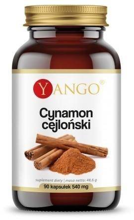 YANGO Yango Cynamon cejloński 540 mg 90 kapsułek