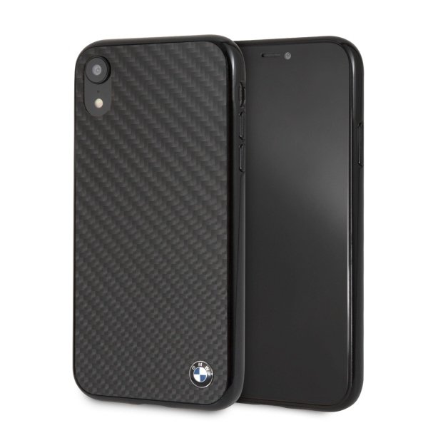 BMW Hardcase do iPhone XR czarny/Siganture/Carbon BMHCI61MBC