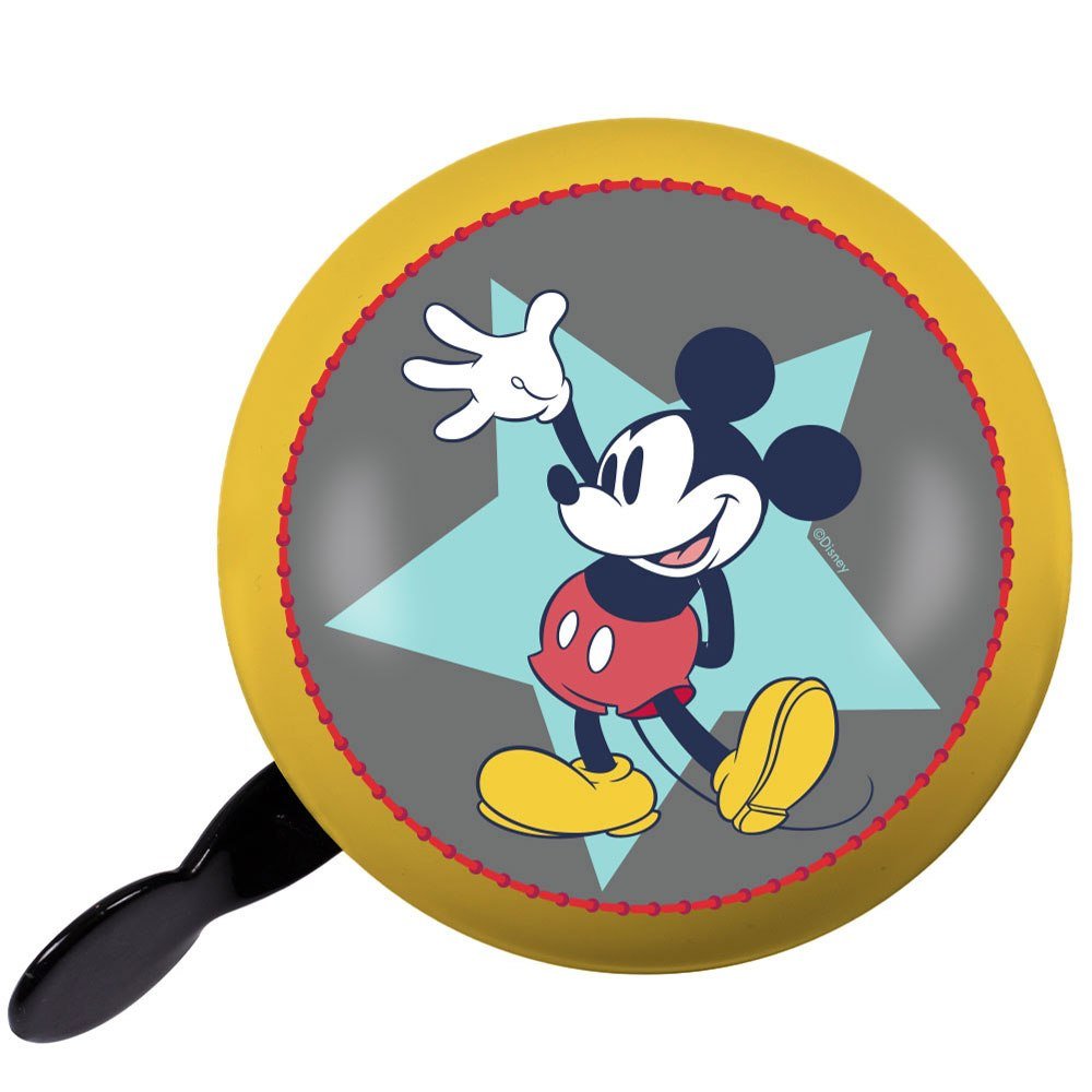 DISNEY Dzwonek rowerowy DISNEY Retro Myszka Mickey Żółty