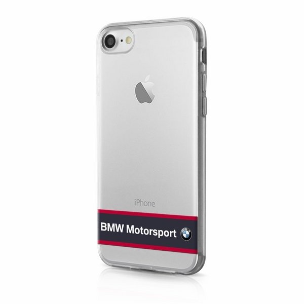 BMW Etui Hard do iPhone 7 BMHCP7TRHNA granatowe-transparentne ORG002744
