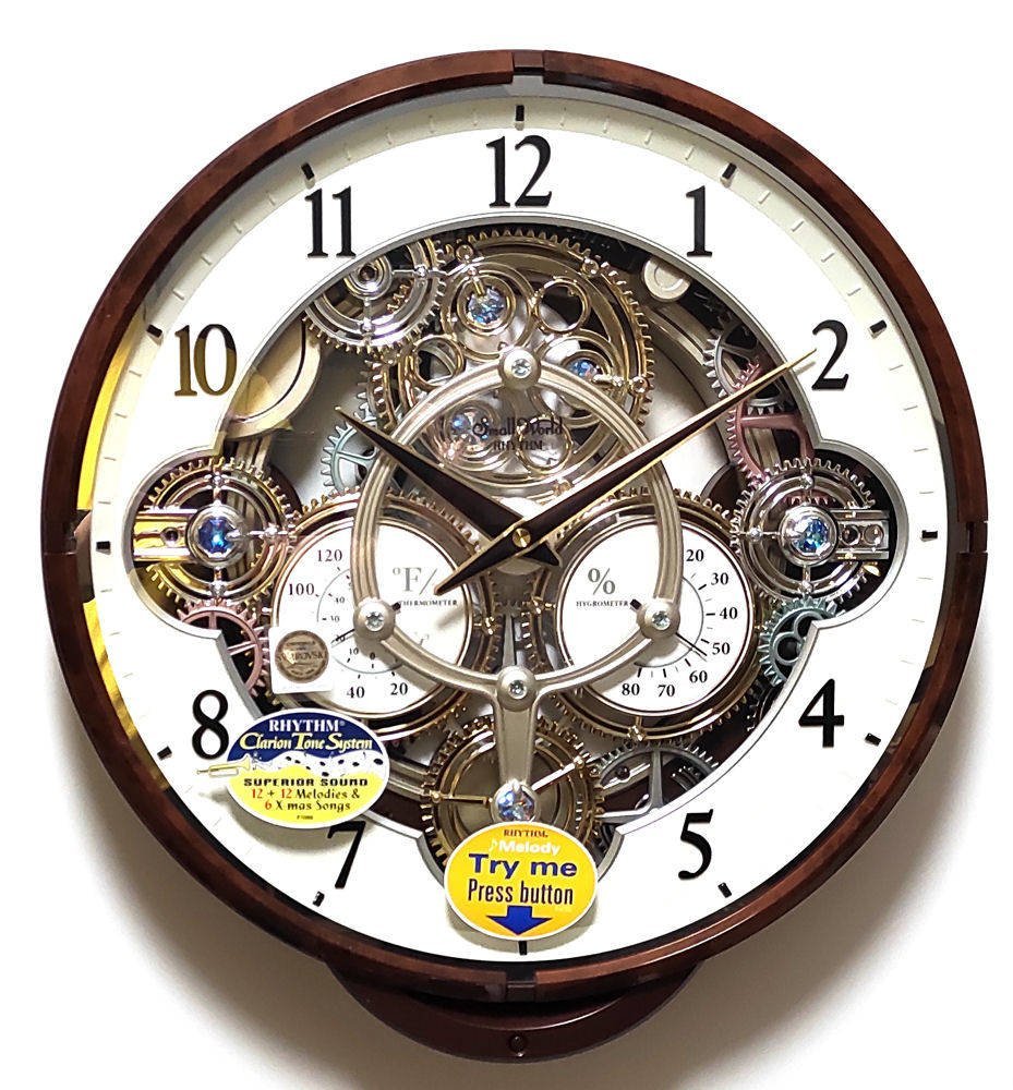 Zegar ścienny Rhythm 4MH886WU23 melodie Magic Motion