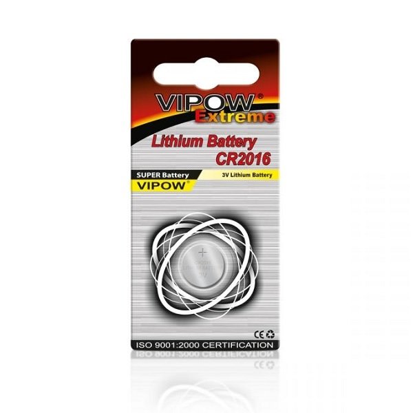 Vipow Bateria EXTREME CR2016 1szt/blist