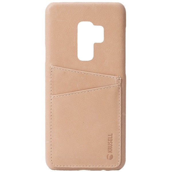 Krusell Etui Sunne 2 Card Cover Galaxy S9 Plus, beżowe 7394090612711