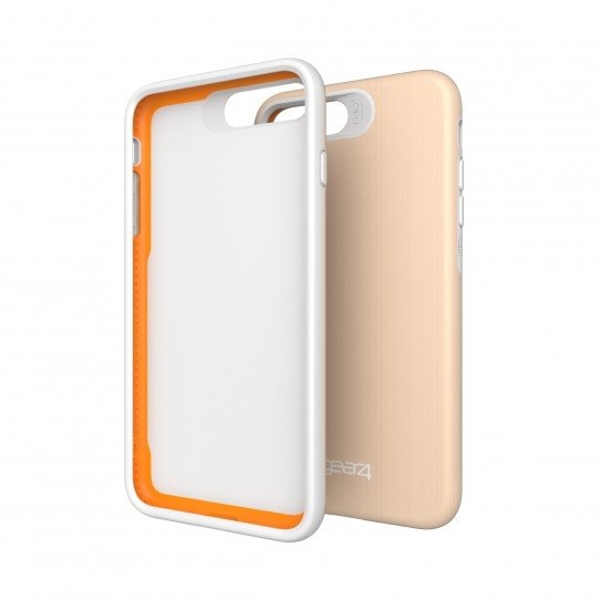 Gear4 Trafalgar eleganckie etui cover z D3O na tył Apple iPhone 7 Plus NA TYŁ TWORZYWO SZTUCZNE ZŁOTY