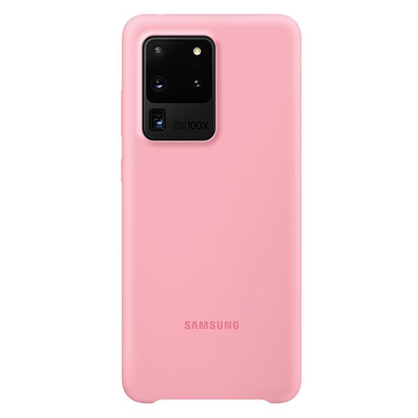 Samsung Etui Silicone Cover do Galaxy S20 Ultra Różowy EF-PG988TPEGEU