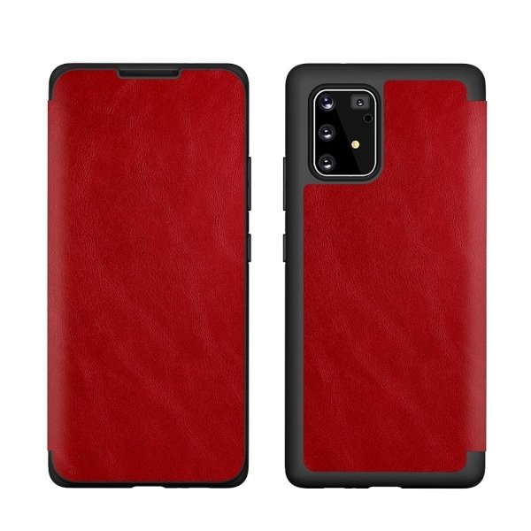 Etui Leather Book Huawei P40 Pro czerwo ny/red