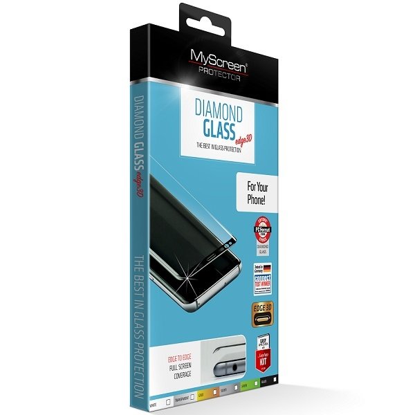 Zdjęcia - Szkło / folia ochronna MyScreen MS Diamond Glass Edge 3D Sam G998 S21 Ultra czarny/black, Tempered Glass 