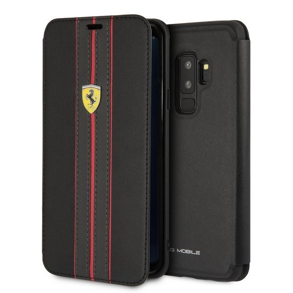 Ferrari FESURFLBKTS9LBKR book Samsung G965 S9 Plus czarny Urban AOFRRTFFER00280