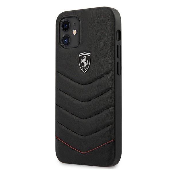 Zdjęcia - Etui Ferrari FEHQUHCP12SBK iPhone 12 mini 5,4" czarny/black hardcase Off Track 