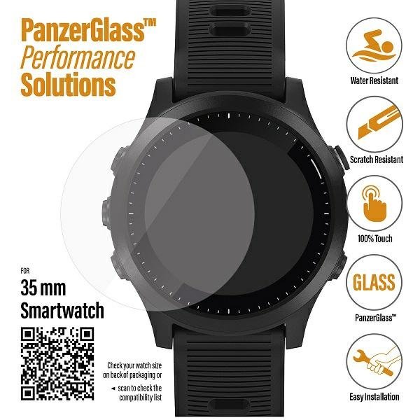 PanzerGlass 3605 ochrona wyświetlacza do smartwatch, uniwersalna, 1 sztuka, 3605