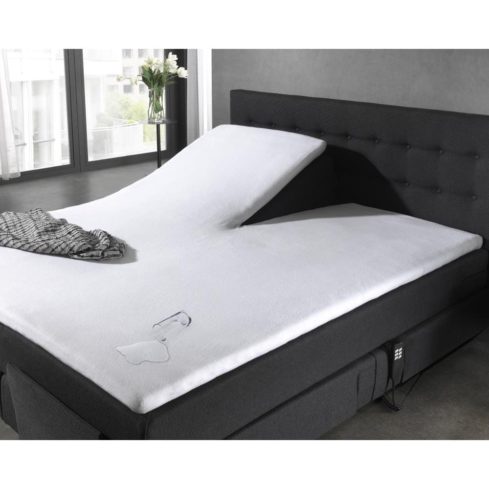 180x200 prześcieradło dzielone nieprzemakalne na cieńki materac k. biały