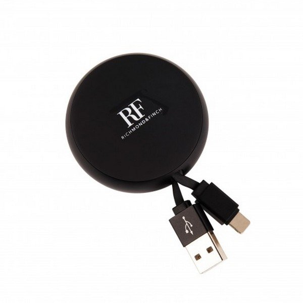 Richmond & Finch Richmond & Finch kabel zwijany microUSB 0,9m czarny CWUSB-006