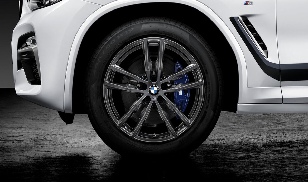 Koło zimowe BMW X3 (G01), X4 (G02), M Double Spoke 698M, M Performance, Orbitgrey