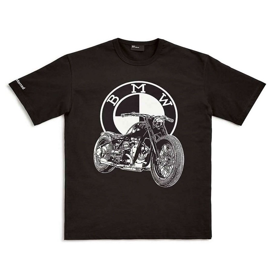 Koszulka BMW Motorrad Dealershirt, czarna, męska - S