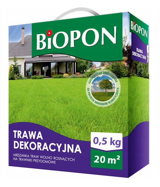 Biopon Trawa dekoracyjna, karton 500g, marki