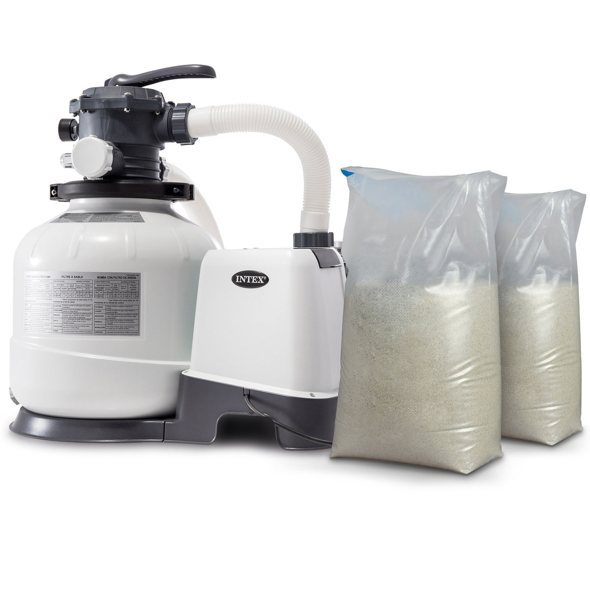 Pompa piaskowa filtrująca do basenów 10500 l/h Intex zestaw