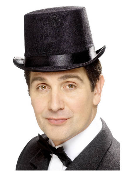 Smiffys Smiffys 'Tales of Old England' niezniszczalna czapka topper' - czarna 25624