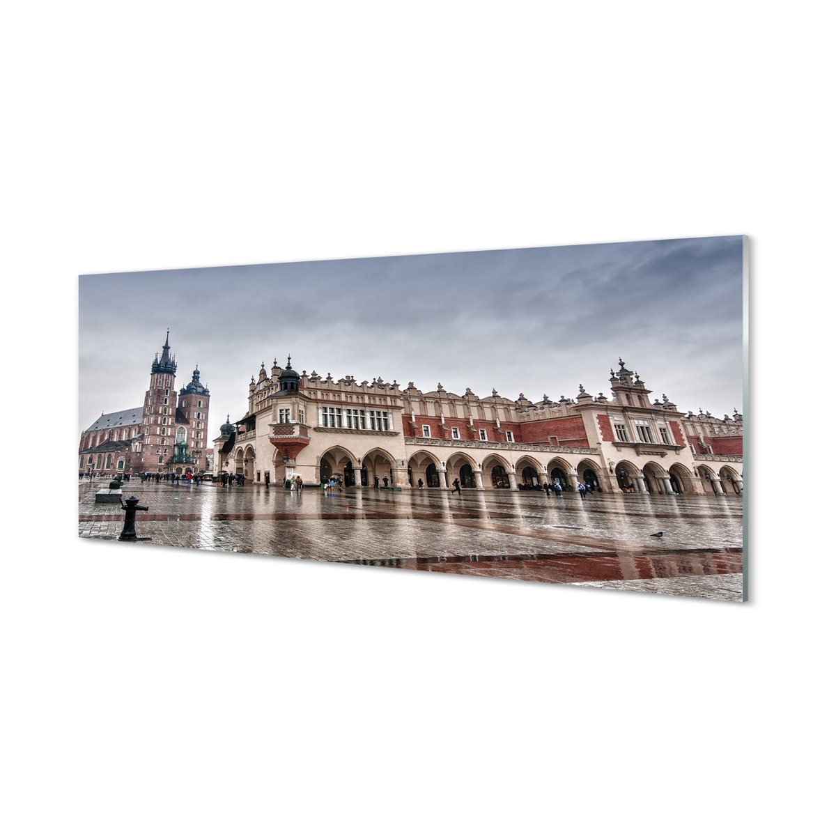 Panel kuchenny + klej Kraków Sukiennice 125x50 cm