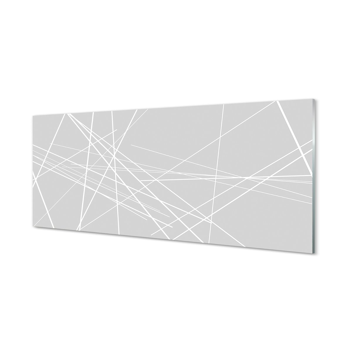 Panel szklany za piec Nieregularne linie 125x50 cm