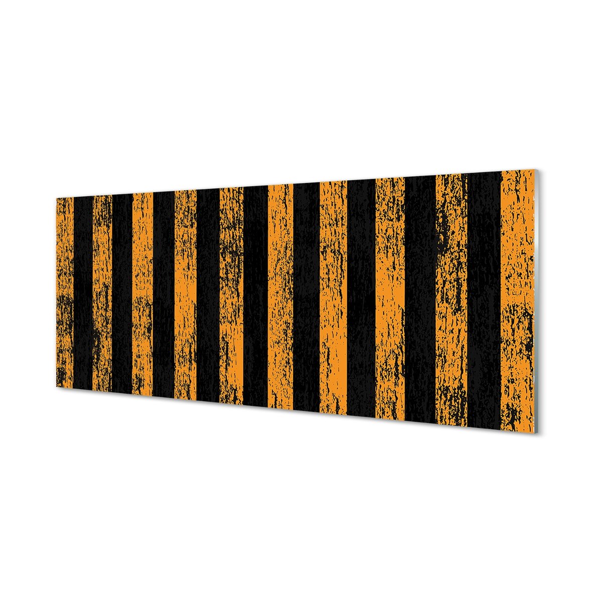 Panel ścienny Nieregularne żółte paski 125x50 cm