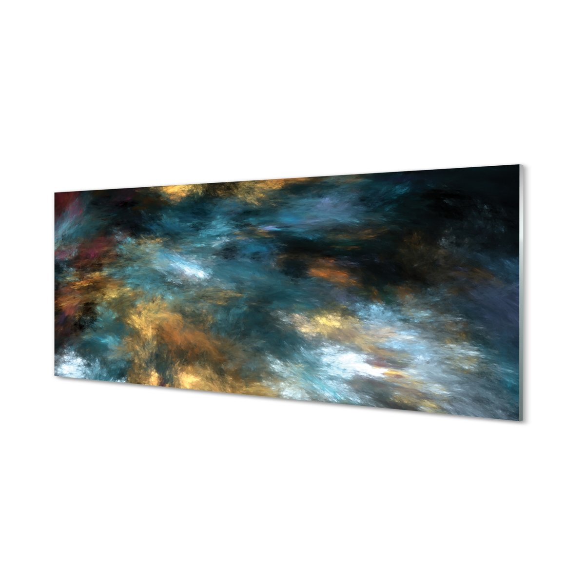 Ochronna płyta szklana +klej Kolorowe mazie 125x50 cm