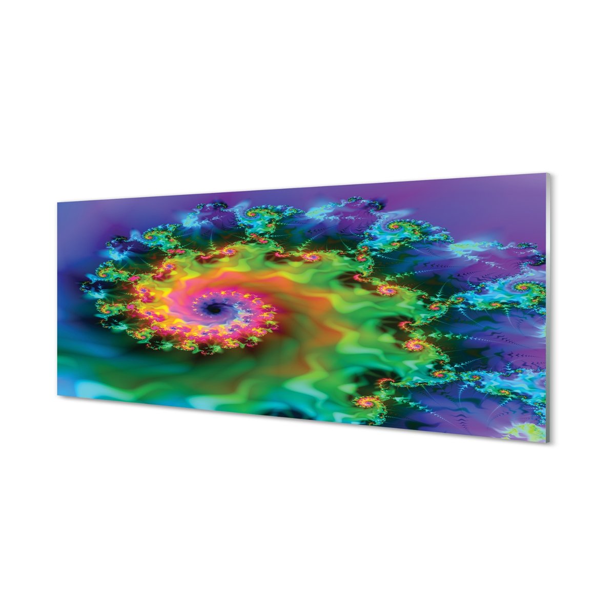 Ścienny panel Geometryczne wzory fraktale 125x50 cm