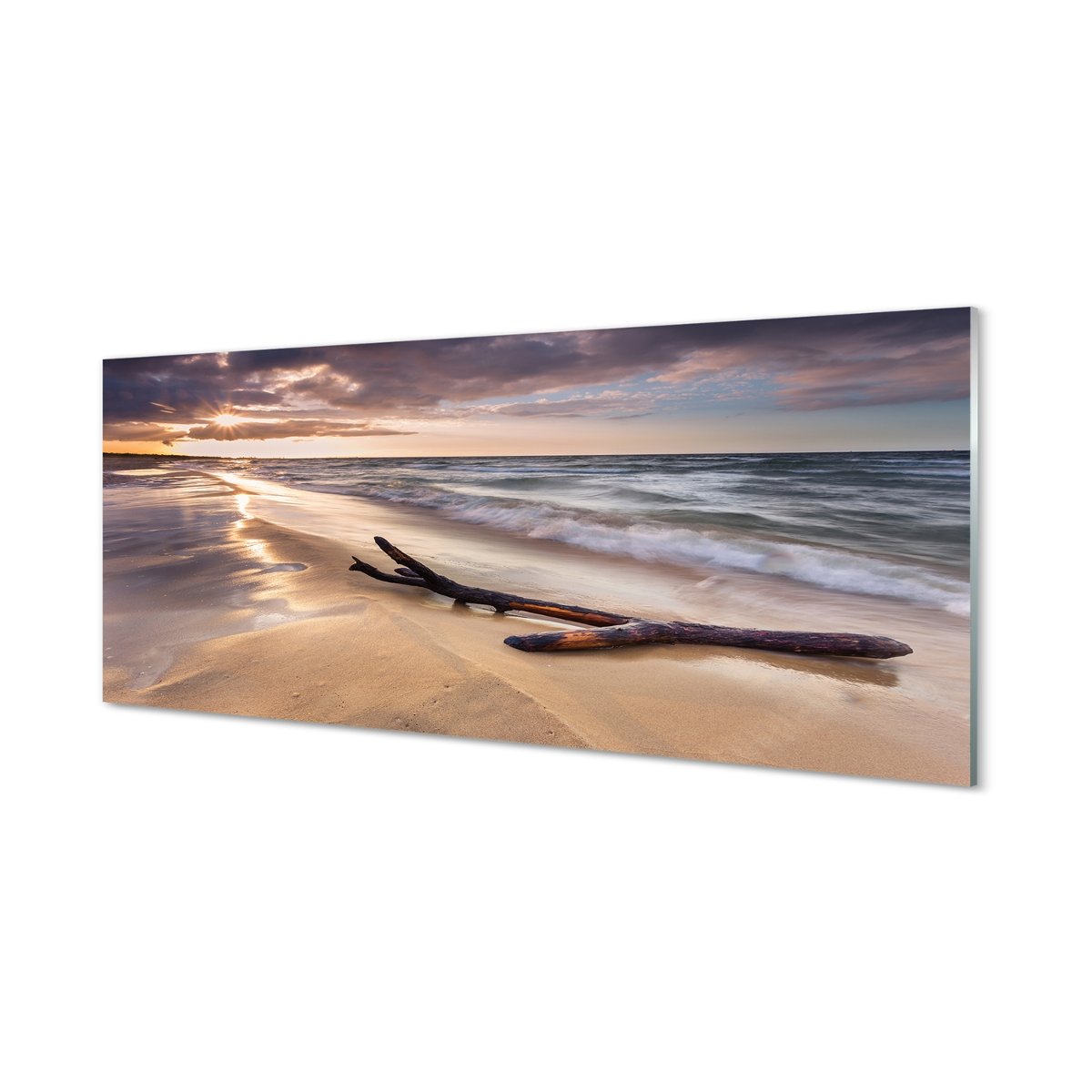 Panel ochronny do kuchni Gdańsk Plaża morze 125x50 cm