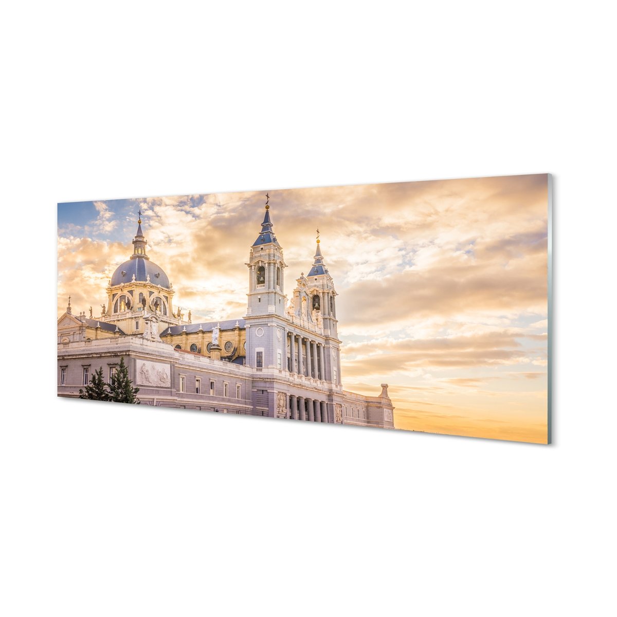Szklany panel kuchenny Hiszpania Katedra 125x50 cm