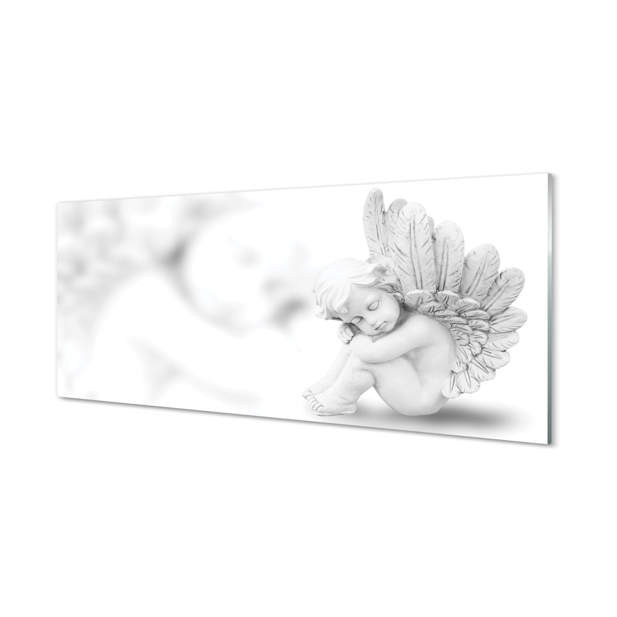 Nowoczesny panel szklany Śpiący anioł 125x50 cm