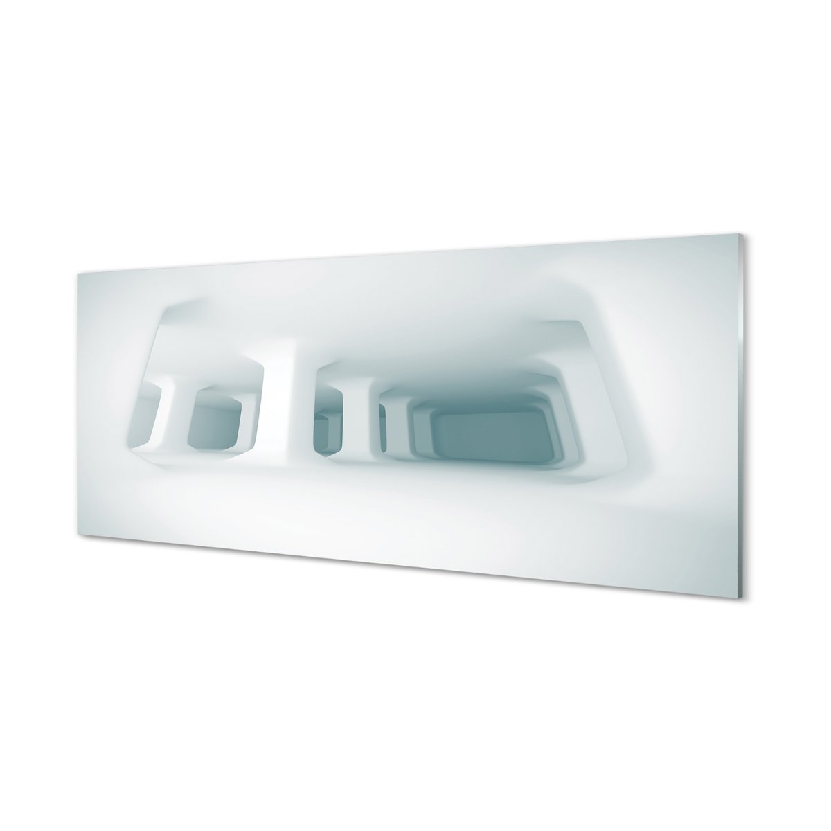 Lacobel ochronny + klej Białe podpory 3d 125x50 cm
