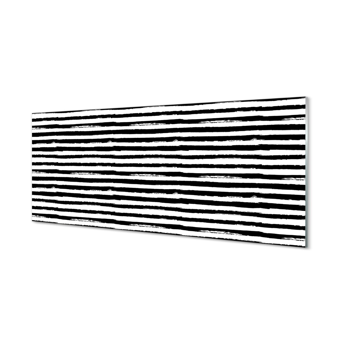Szklany panel Nieregularne paski zebra 125x50 cm