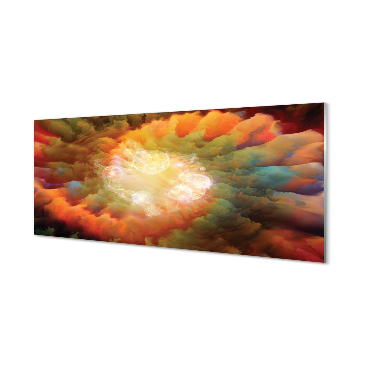 Płyta szklana Abstrakcyjne wzory fraktali 125x50 cm