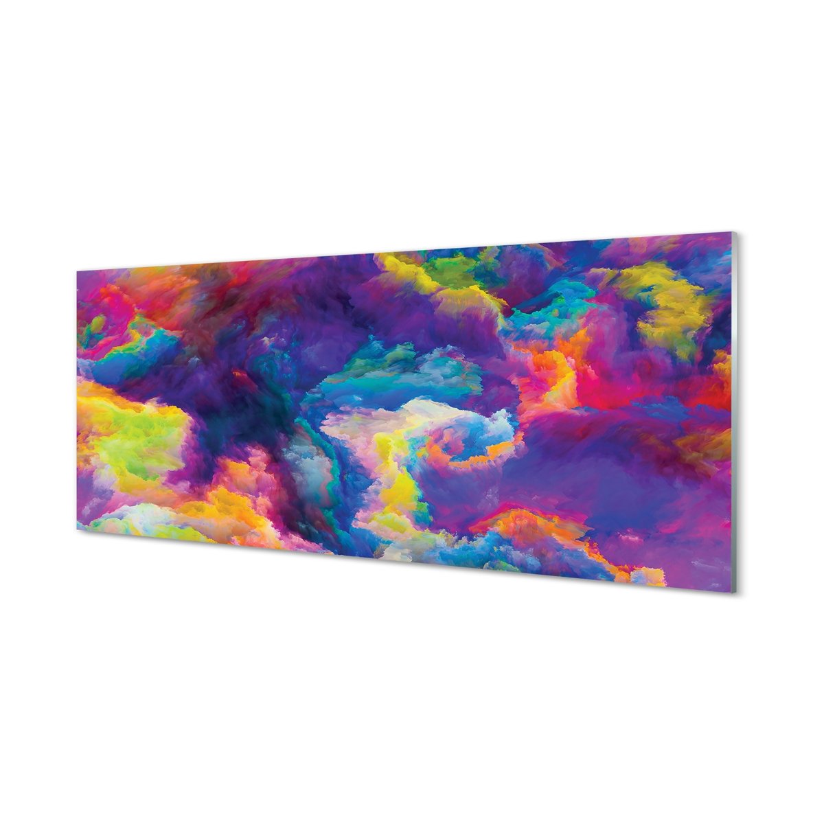 Nowoczesny panel  Nieregularne fraktale 125x50 cm
