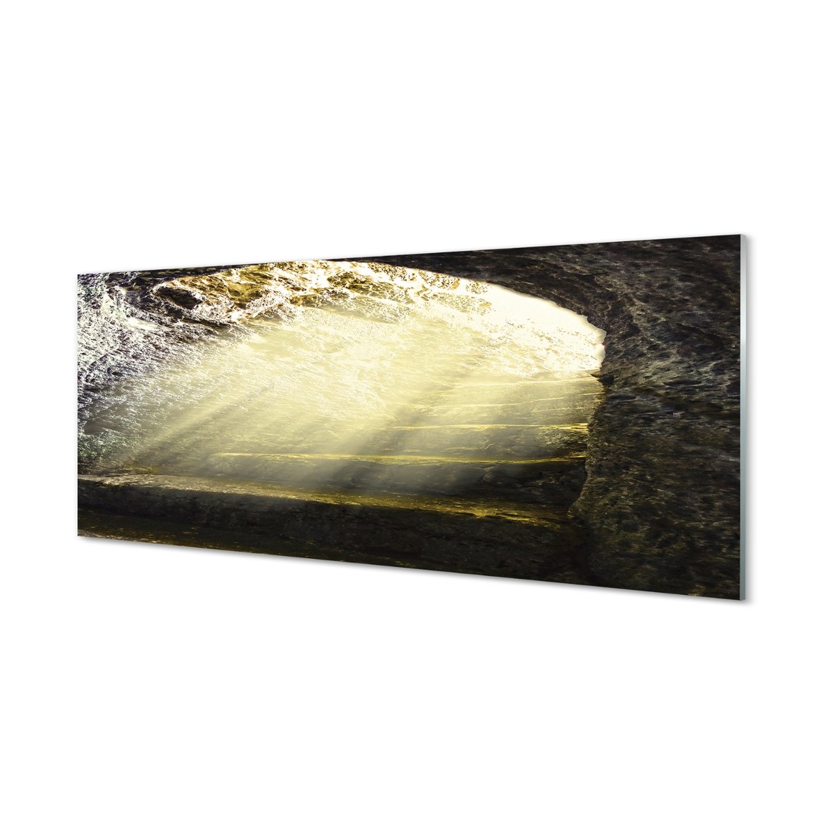 Foto panel kuchenny z grafiką + klej Schody 125x50 cm
