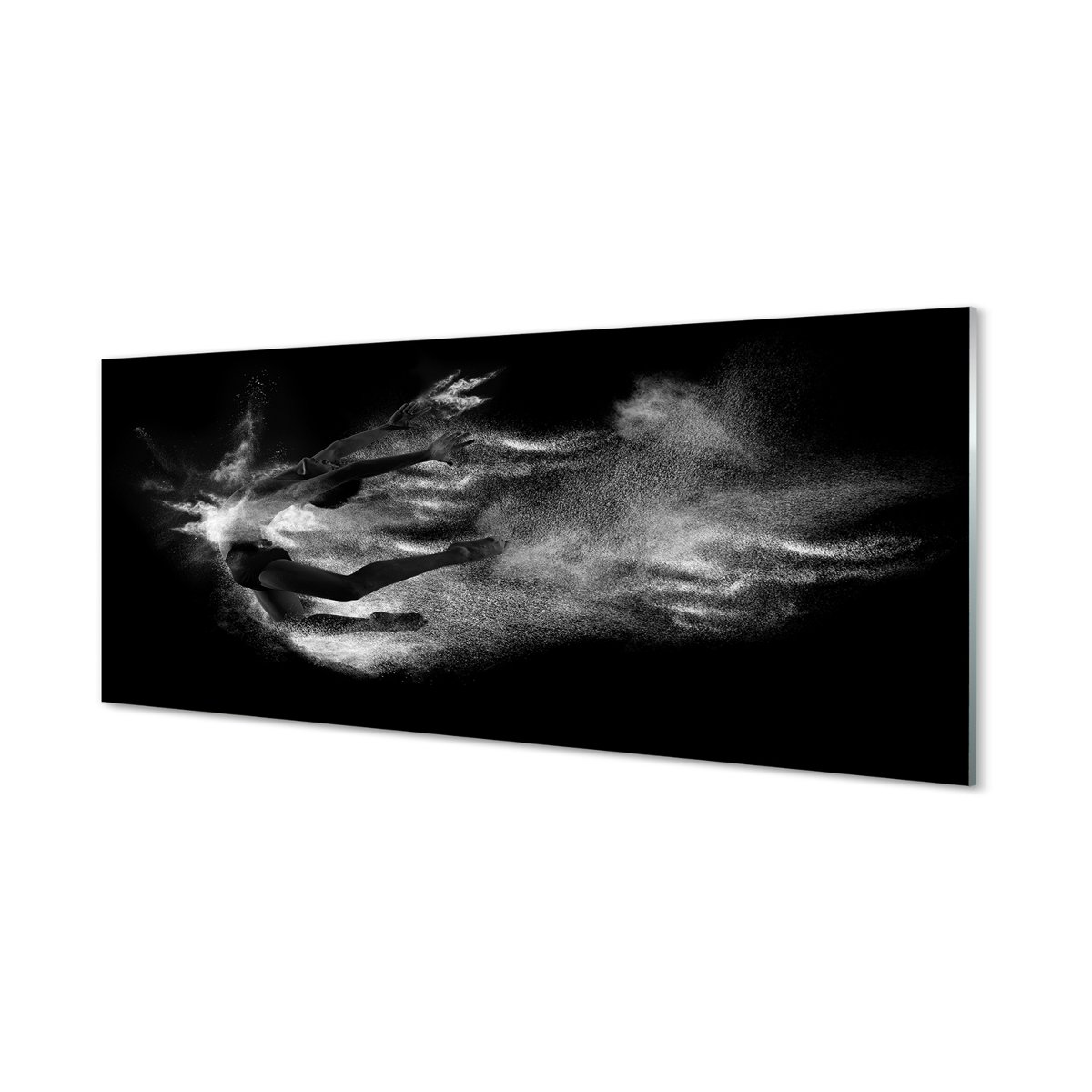 Szkło lacobel Kobieta balet dym szare tło 125x50 cm