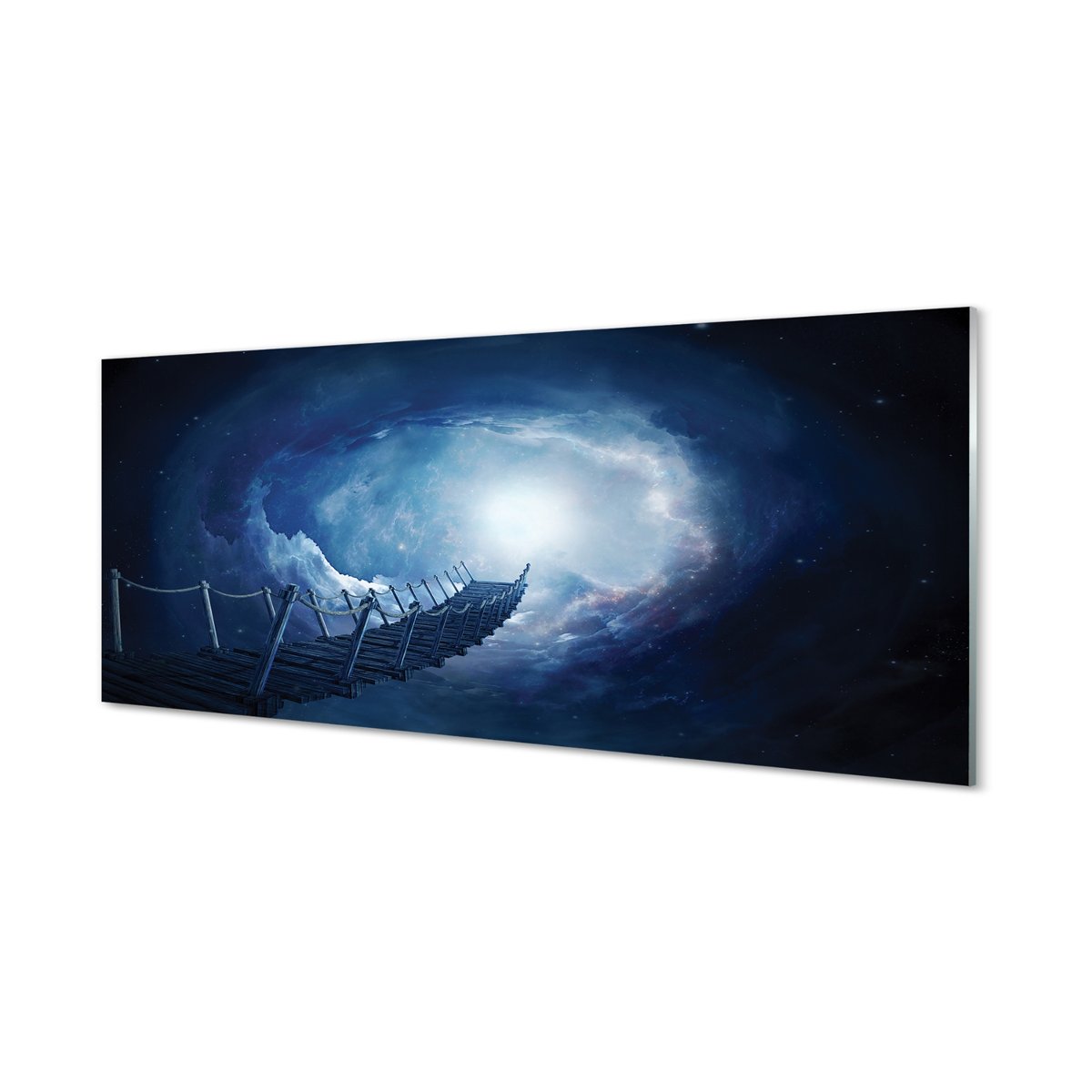 Panel szkło hartowane Niebo chmury most 125x50 cm