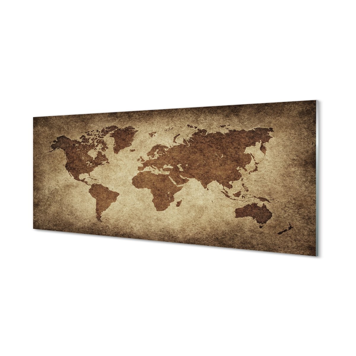 Płyta szklana do kuchni + klej Szara mapa 125x50 cm