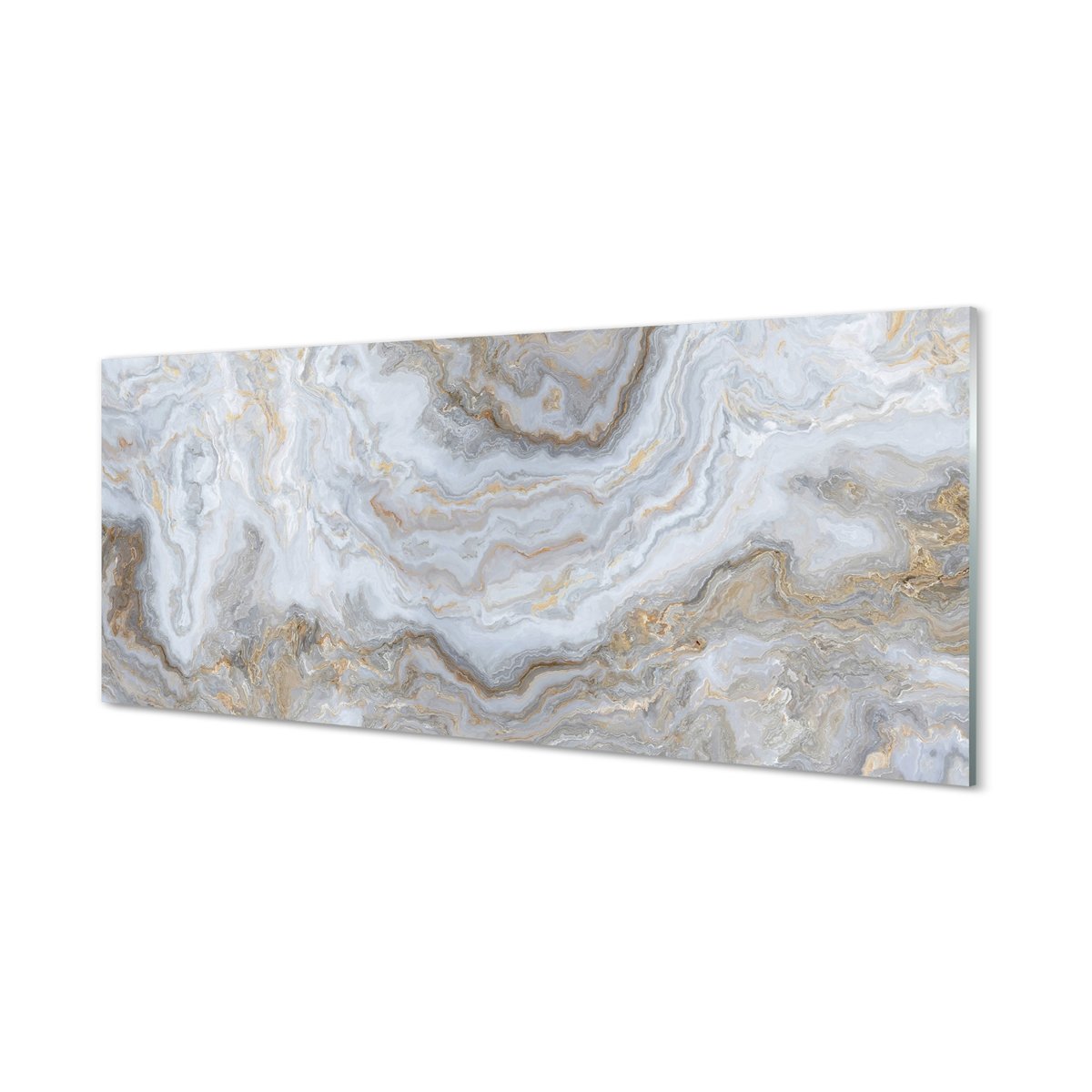 Panel szkło hartowane Kamień marmur plamy 125x50 cm