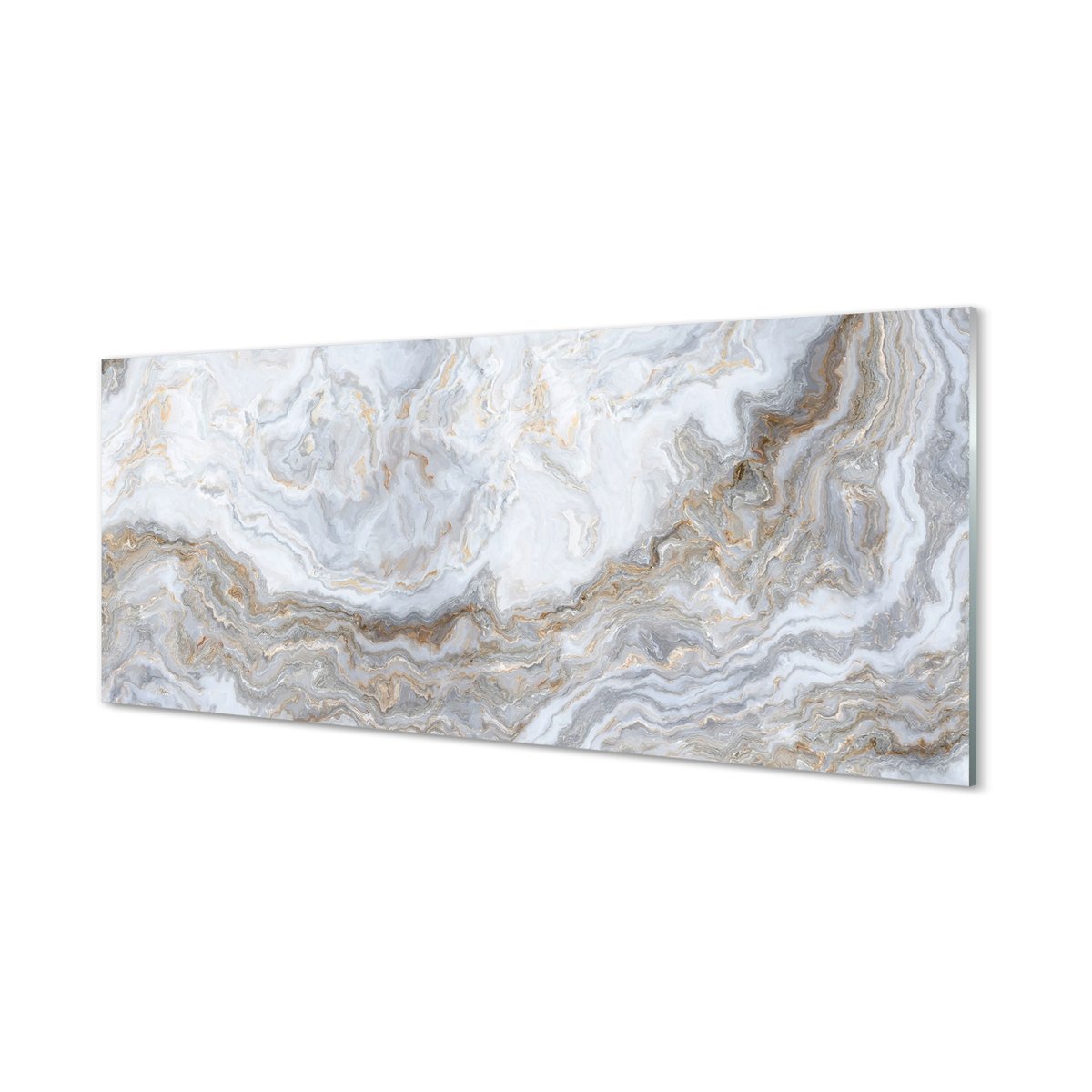 Szklany panel + klej Kamień marmur plamy 125x50 cm