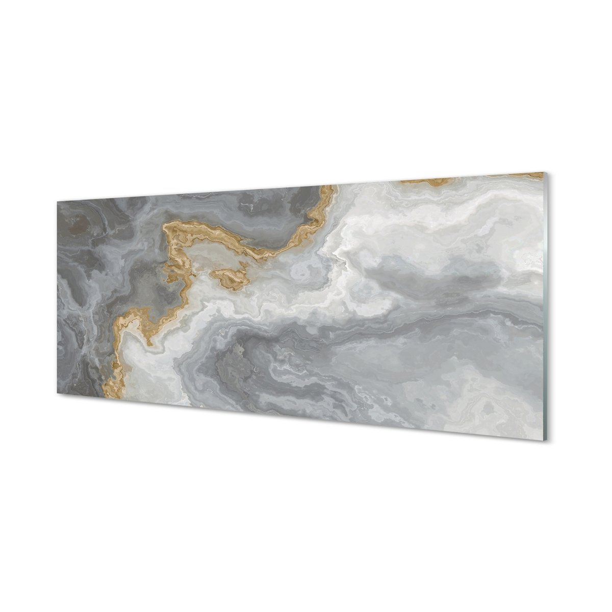Szklany panel do kuchni Kamień plamy marmur 125x50 cm