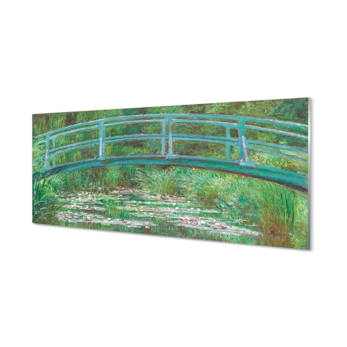 Nowoczesny panel  Sztuka malowany most 125x50 cm