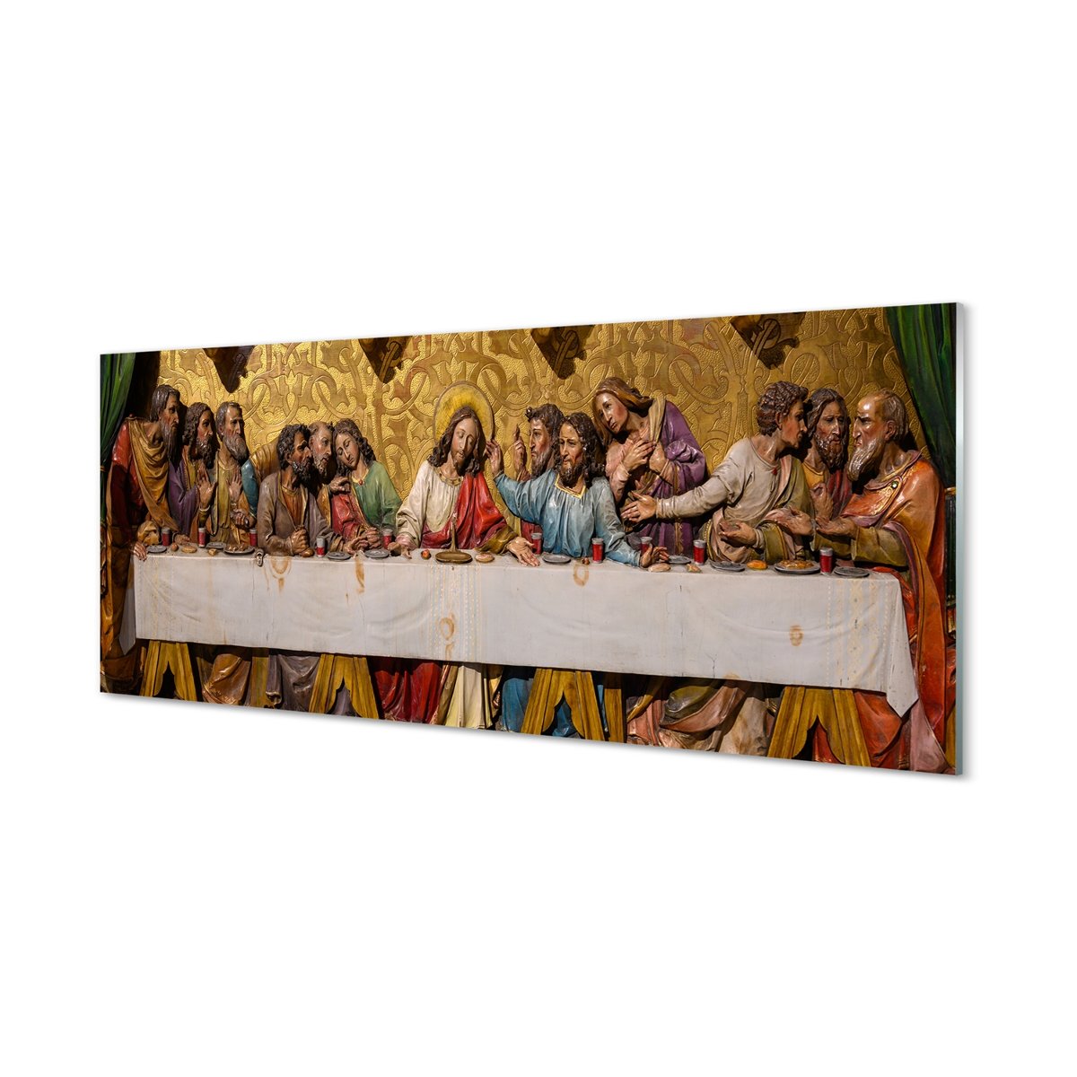 Panel szklany ścienny Ostatnia wieczerza 125x50 cm