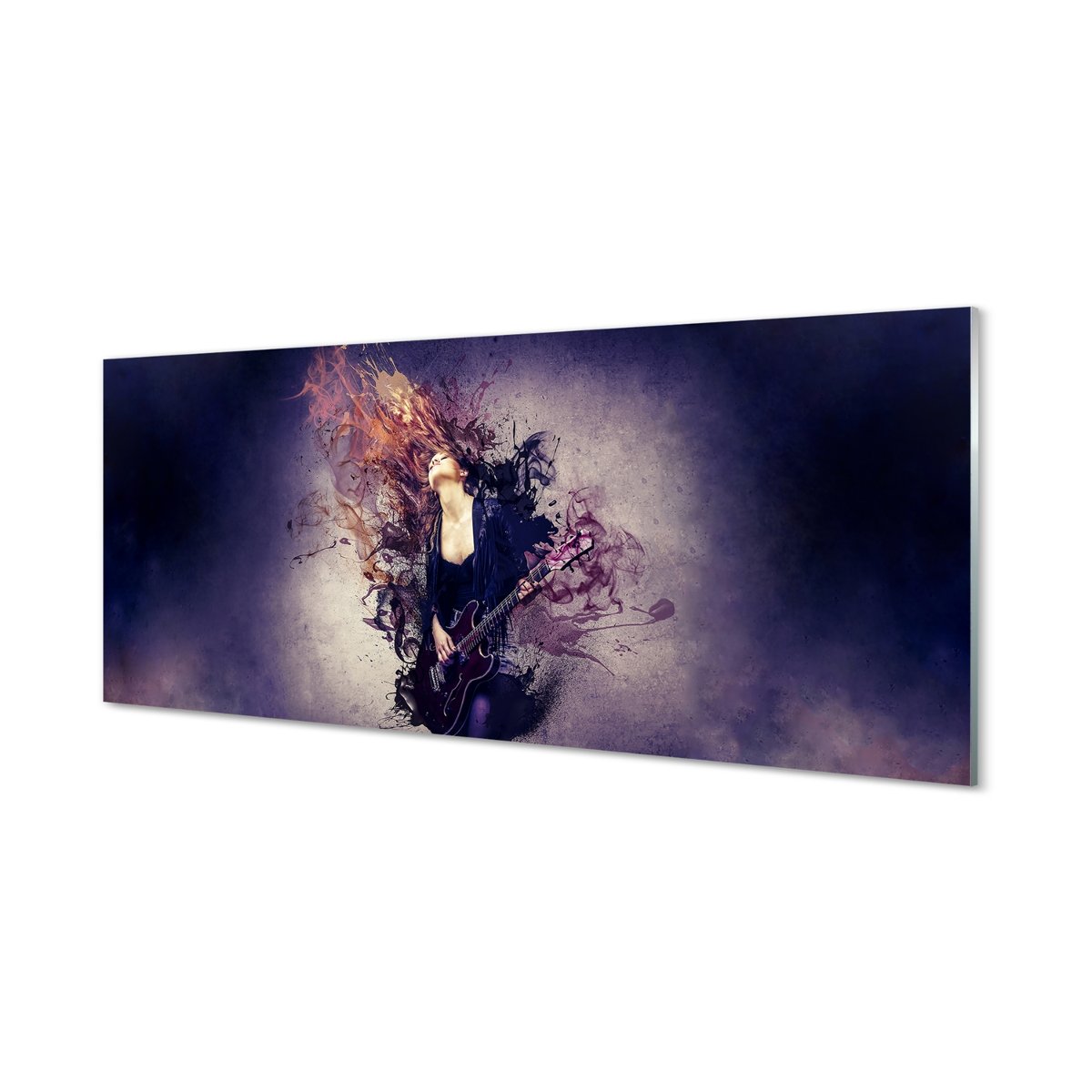 Ścienny panel kuchenny + klej Pianino nuty 125x50 cm