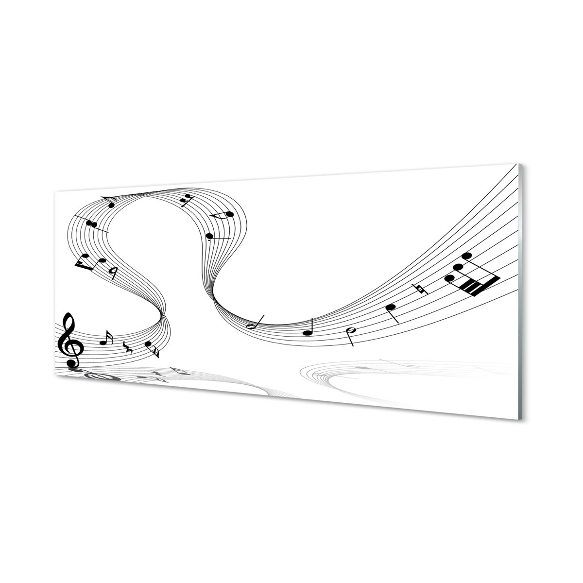 Ochronny panel do kuchni + klejGitara nuty 125x50 cm