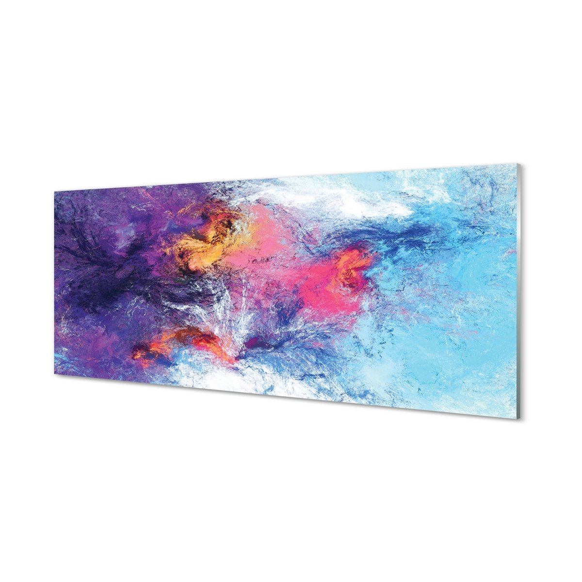 Panel między szafki Kolorowy obraz mazy 125x50 cm